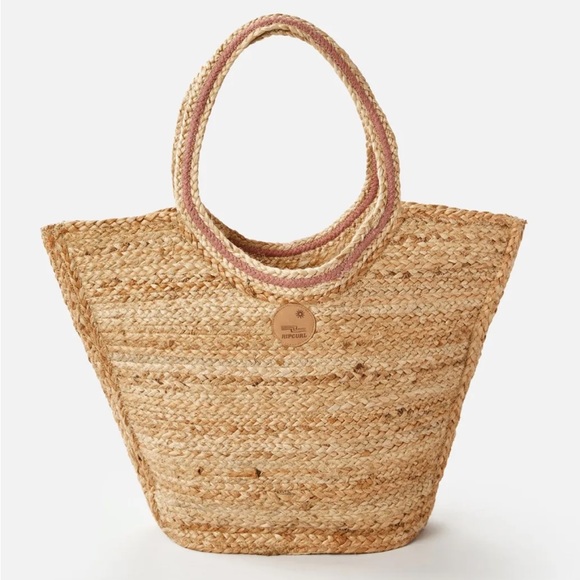 Rip Curl Hacienda Jute Boho Tote bag NWT! - Picture 4 of 5